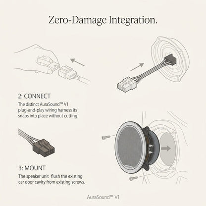 Renzavuli AuraSound V1 Premium Car Speaker Upgrade