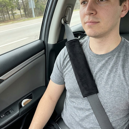 Renzavuli LuxeDrive Premium Ergonomic Seat Belt Cushion