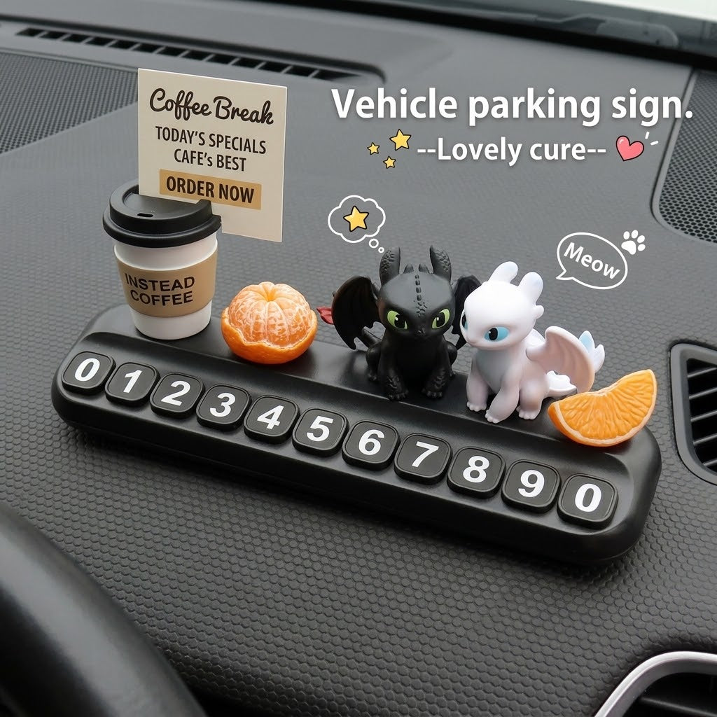 Renzavuli The 'Lovely Cure' Artisan Dashboard Parking Sign